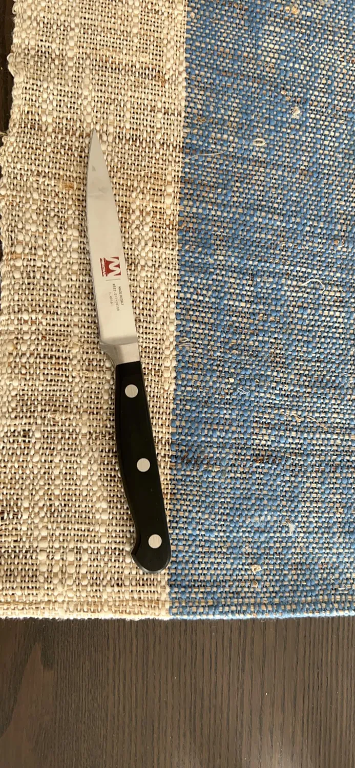 Sanelli Maitre Santoku coltello alveolato 18 cm inox