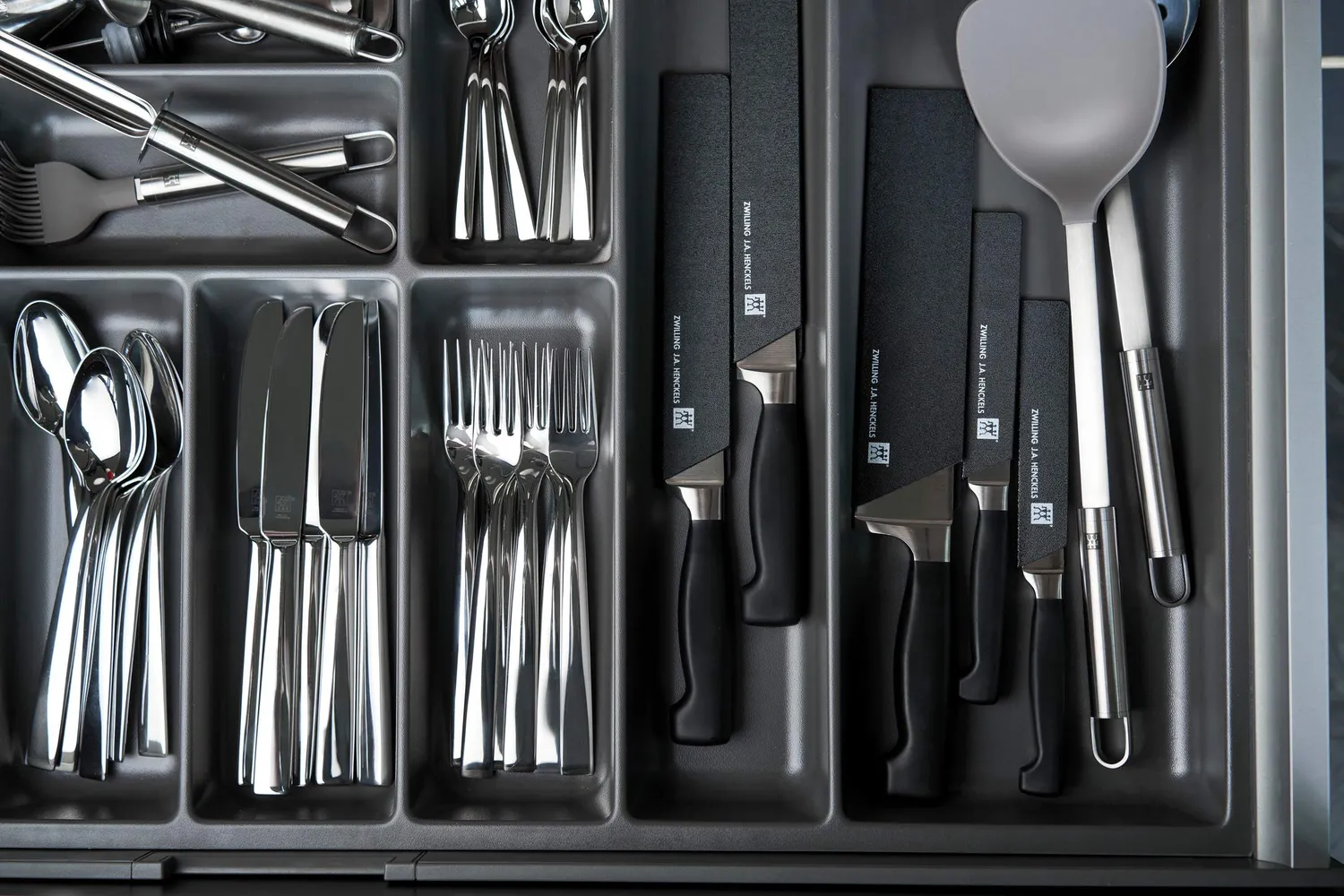 Zwilling fodero coltelli nero plastica lama fino 13 cm