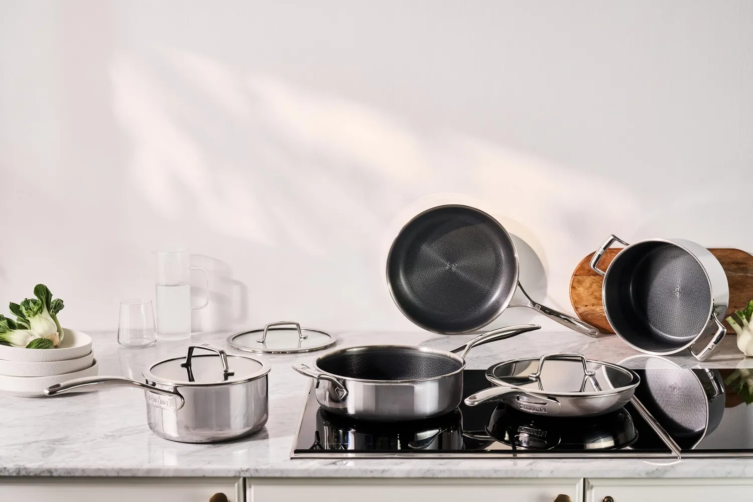 Zwilling Peak Wok 30 cm con Coperchio Ibrido
