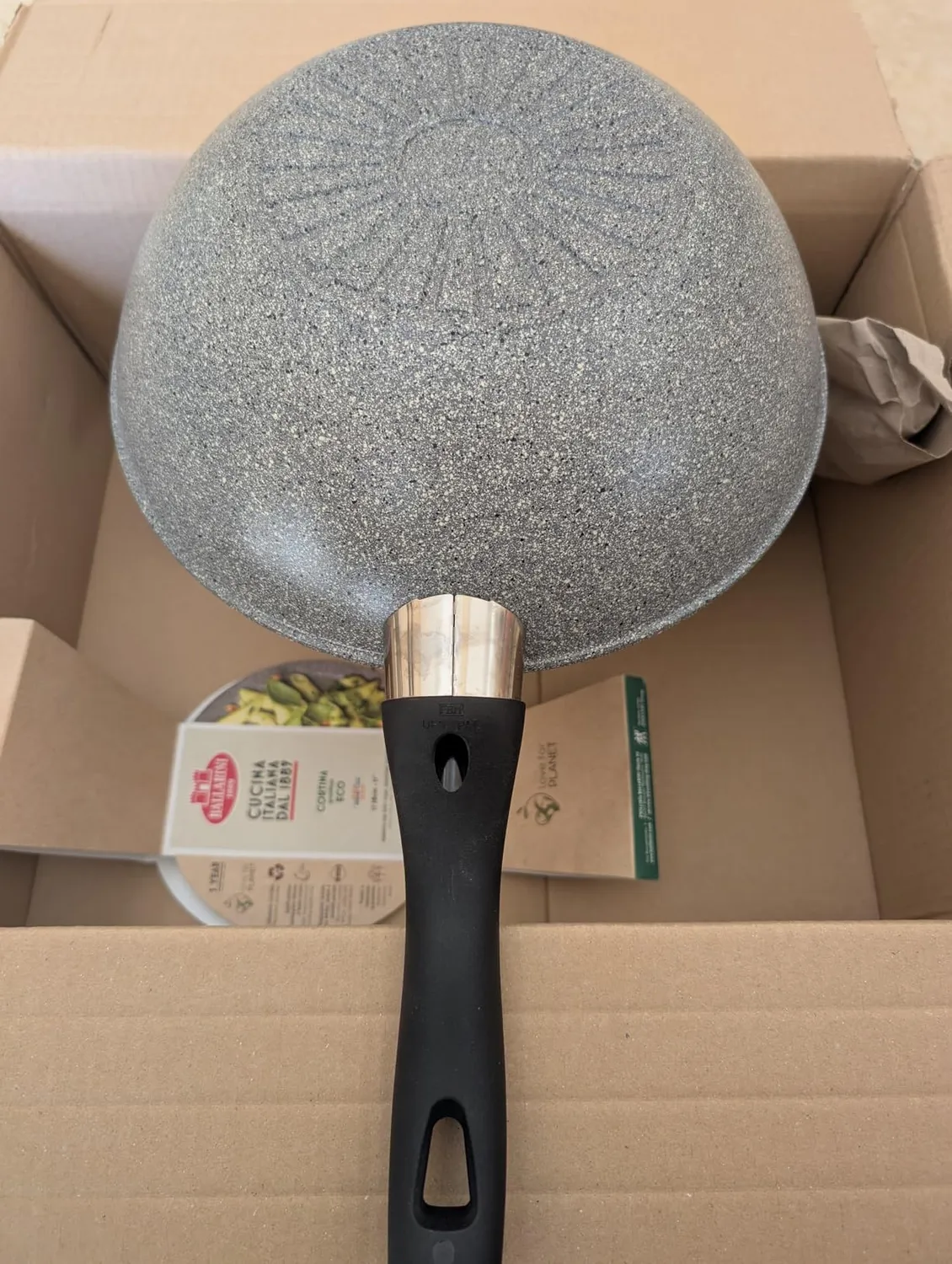 Ballarini Cortina Granitium Eco wok 28 cm induzione