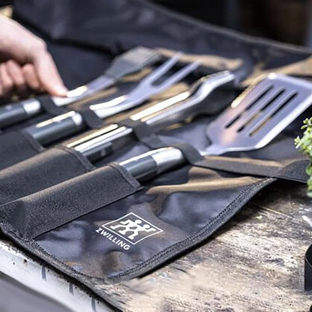 Zwilling BBQ+ set utensili grill 5 pezzi acciaio inox