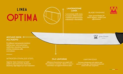 Montana Blu Optima coltello arrosto 23 cm acciaio azoto