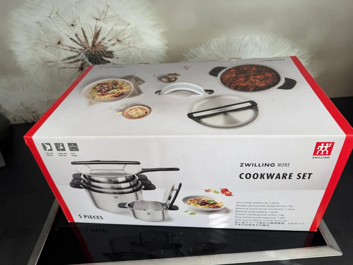 Zwilling More set pentole induzione 5 pezzi nero