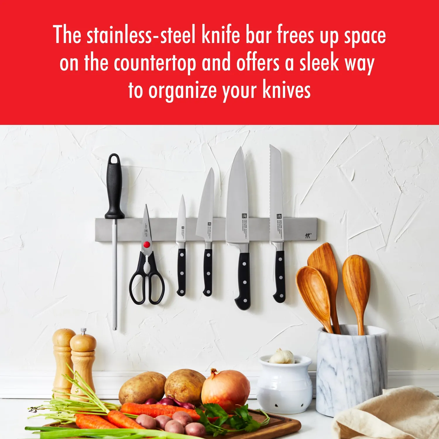 Zwilling Professional S set coltelli 7 pezzi barra magnetica