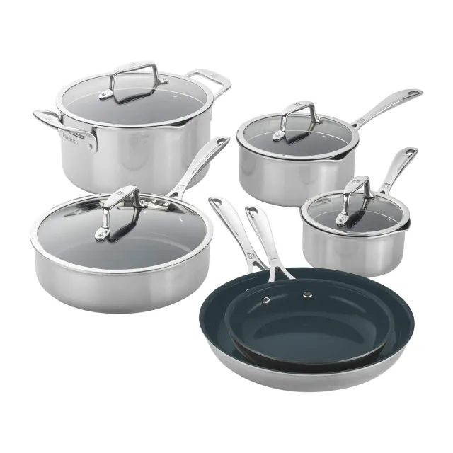 Zwilling Clad CFX set pentole antiaderenti 10 pezzi ceramica