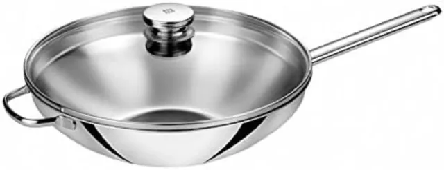 Zwilling Plus Wok 32 cm con Coperchio Antiaderente