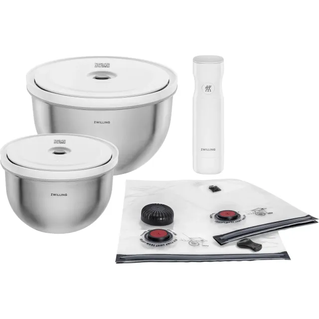 Zwilling Fresh & Save set ciotole sottovuoto 9 pezzi inox