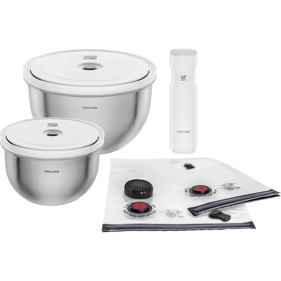 Zwilling Fresh & Save set ciotole sottovuoto 9 pezzi inox