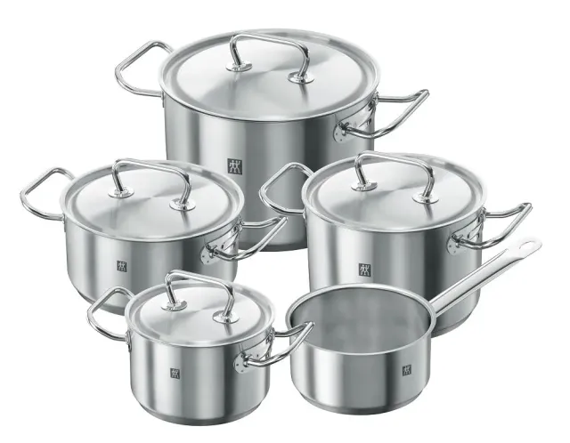 Zwilling Twin Classic Batteria Pentole 5 Pezzi Induzione
