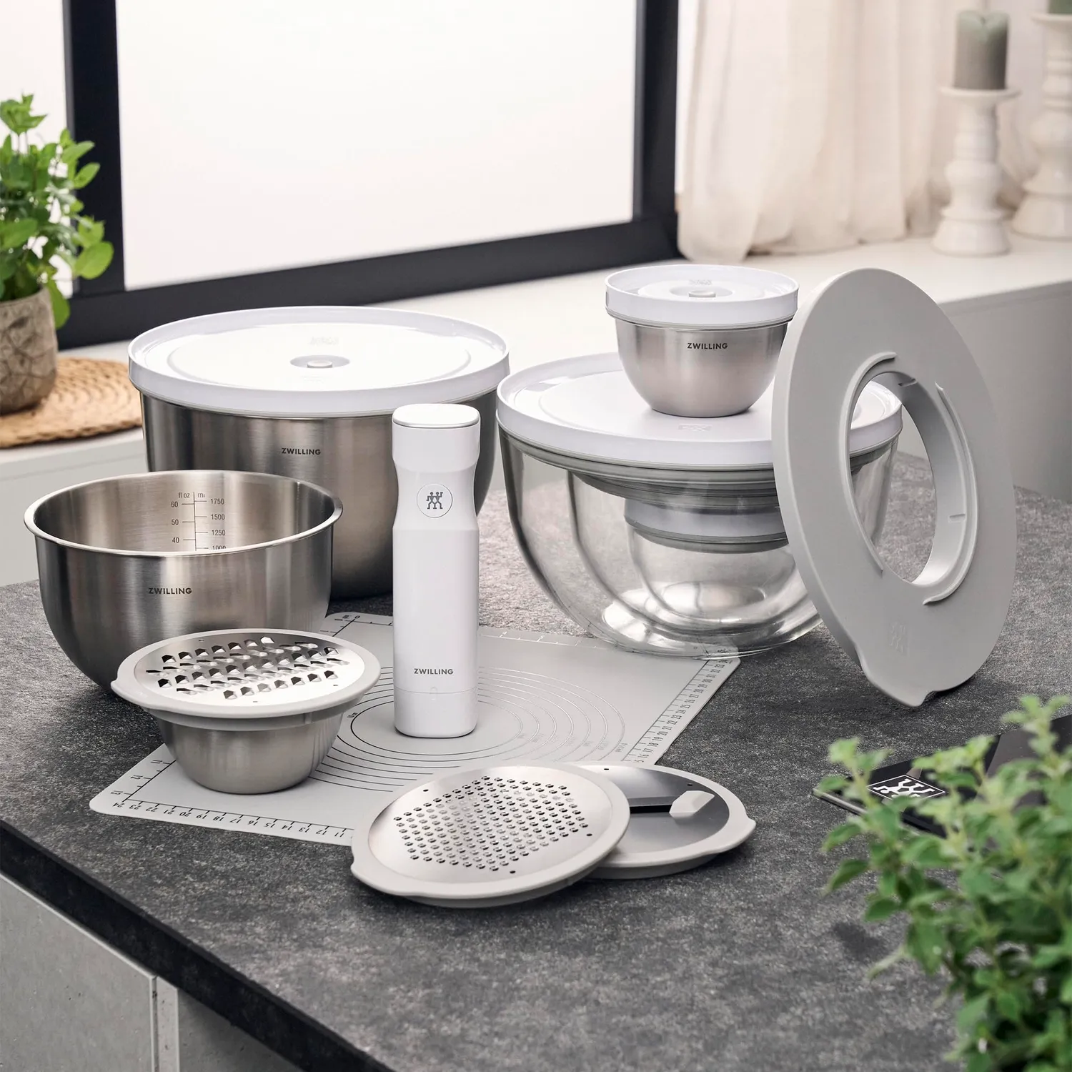 Zwilling Fresh & Save set 5 accessori ciotole sottovuoto