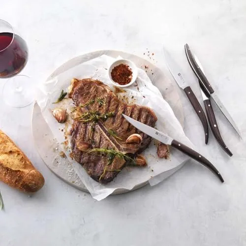 Zwilling 39161-000 set 4 coltelli bistecca legno jacaranda