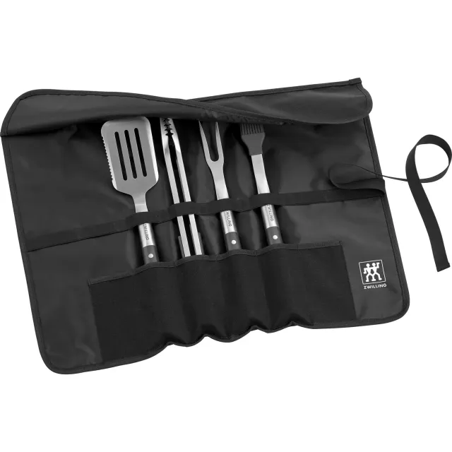 Zwilling BBQ+ set utensili griglia 5 pezzi nero