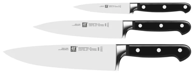 Zwilling Professional S set coltelli 3 pezzi chef 20 cm