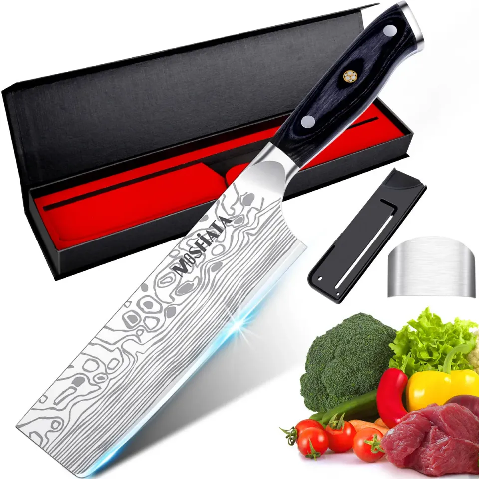 MOSFiATA nakiri 7 pollici coltello verdure acciaio