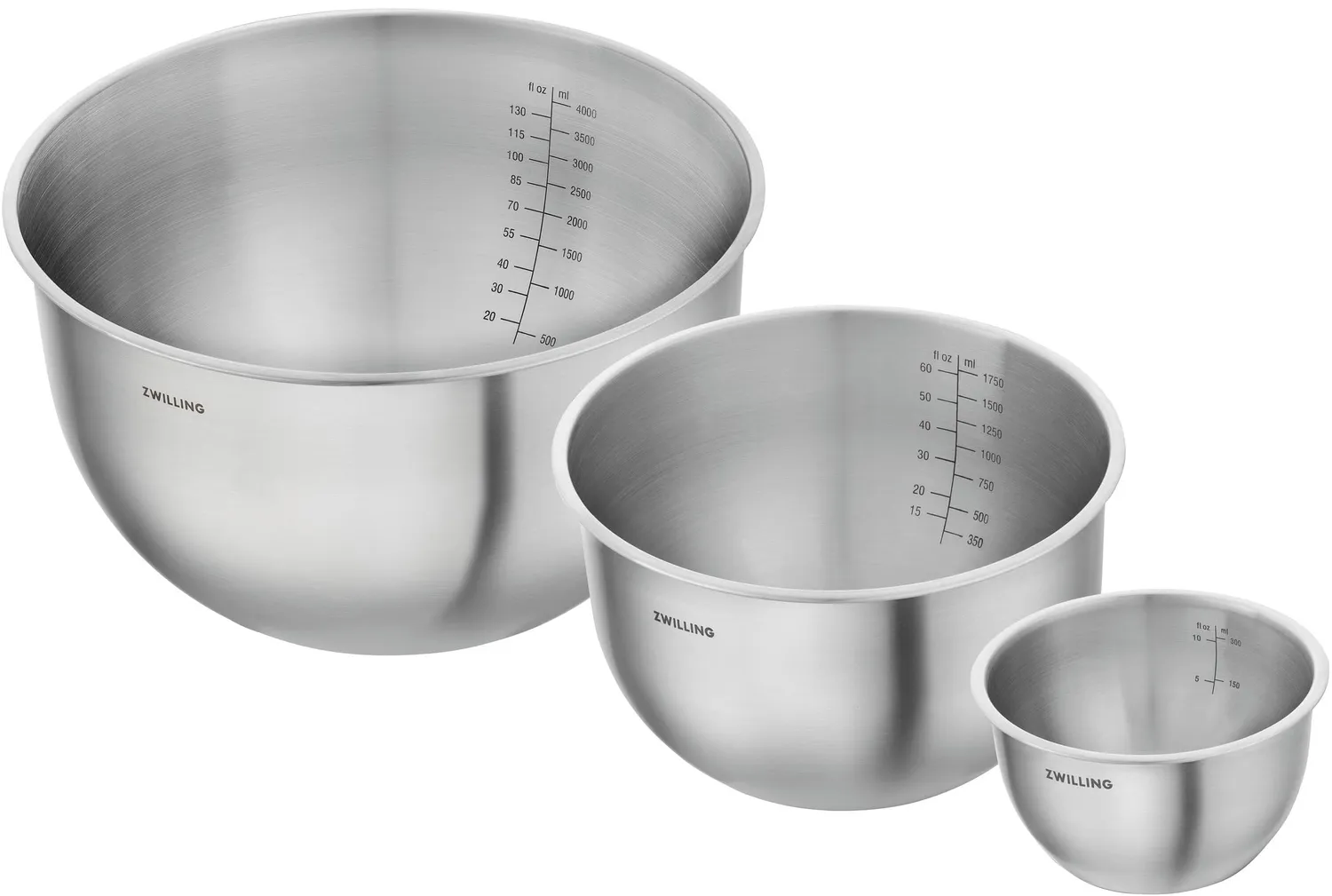 Zwilling Fresh & Save set 6 ciotole acciaio 12-18-24 cm coperchio