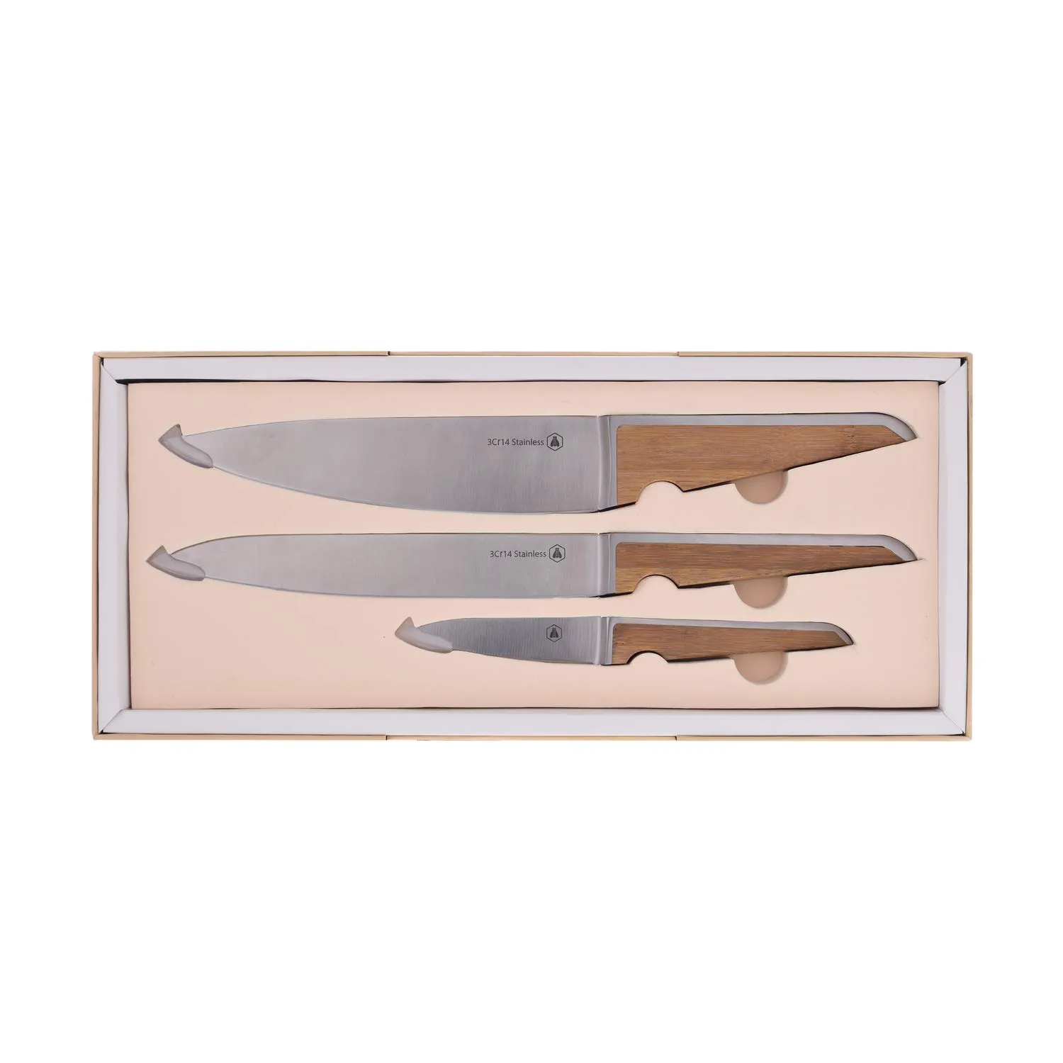 Laguiole Set 6 Coltelli Pieghevoli Legno 29 cm Assortiti