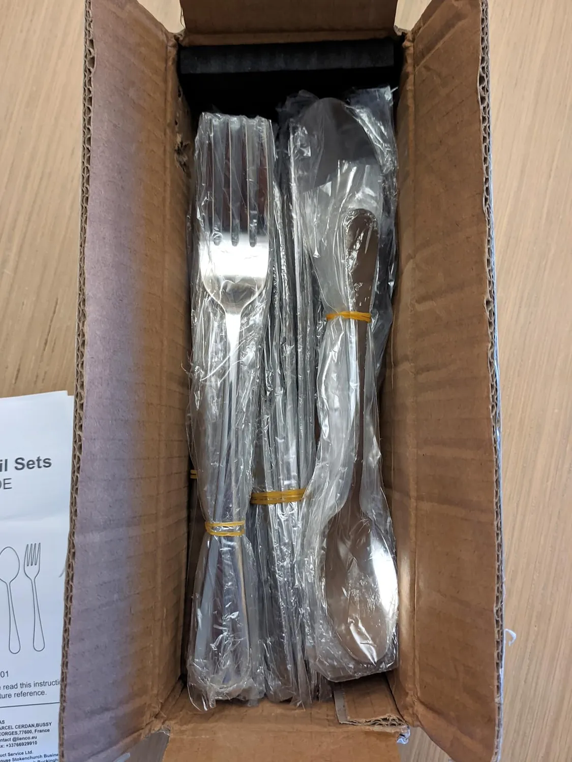 D.Perlla posate acciaio inox 48 pezzi 8 persone argento