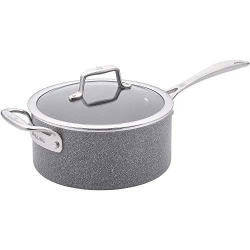 Zwilling Vitale casseruola antiaderente con coperchio grigio