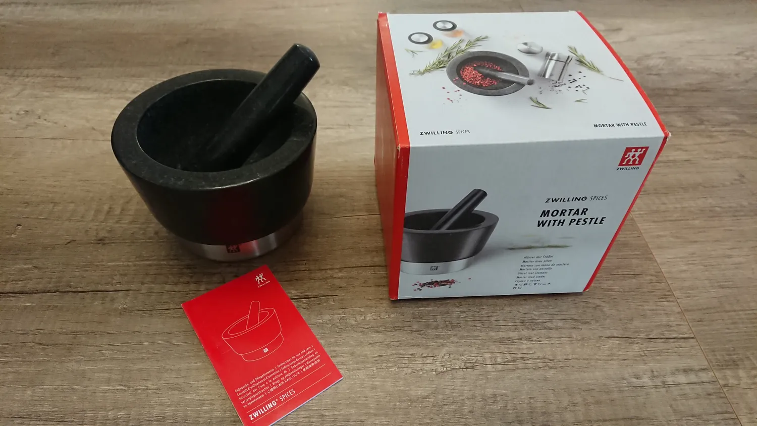 Zwilling mortaio pestello granito nero 11 cm