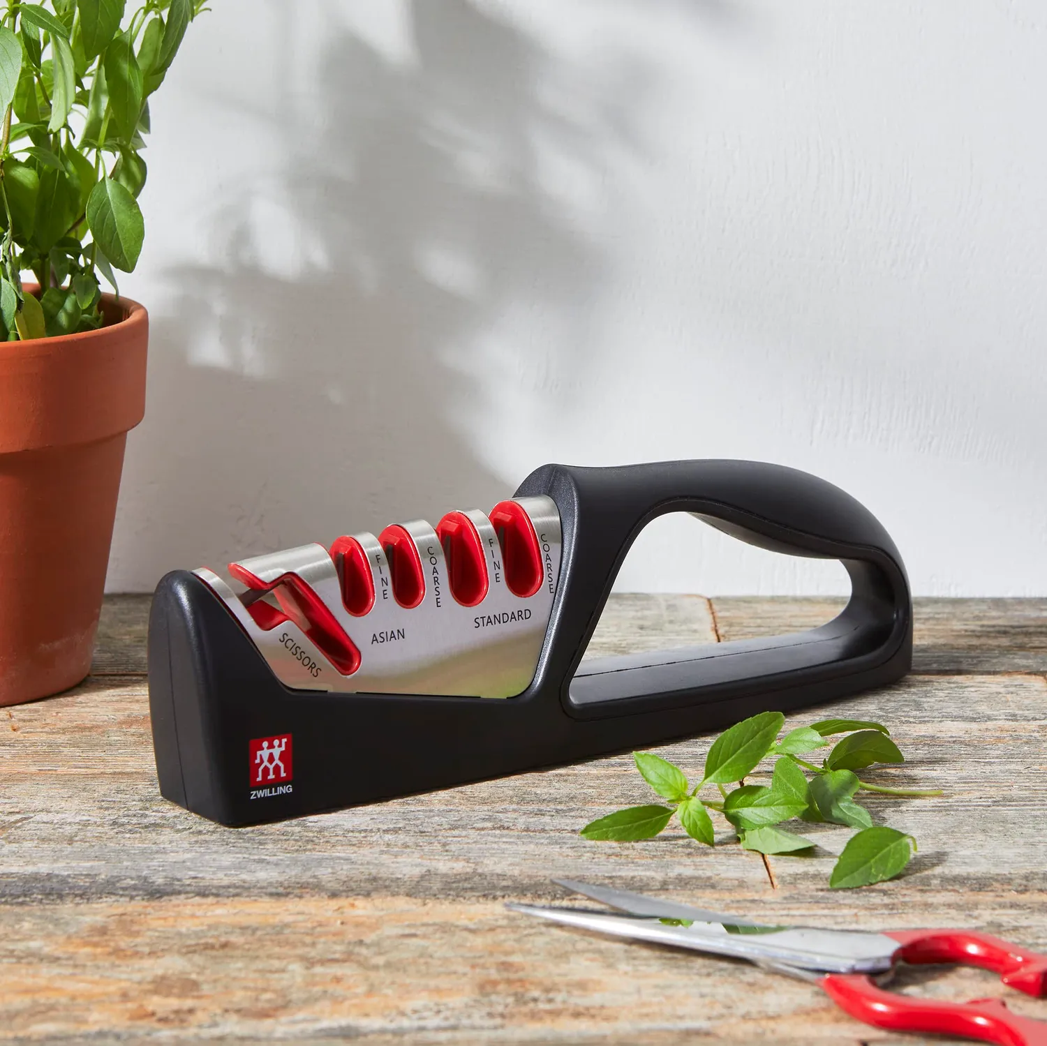 Zwilling affilacoltelli manuale ceramica forbici 5 fessure