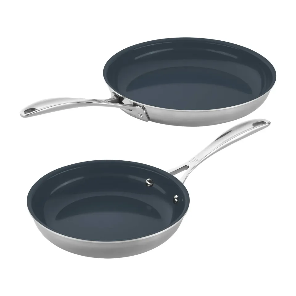 Zwilling Clad CFX set 2 padelle ceramica inox