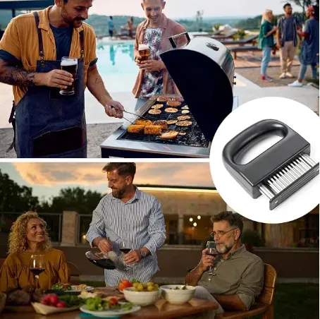 MOSFiATA Batticarne 48 Aghi Acciaio Inox Ergonomico