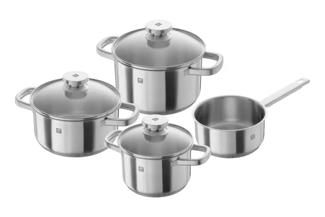 Zwilling 64040-005-0 Set Pentole 4 Pezzi Inox