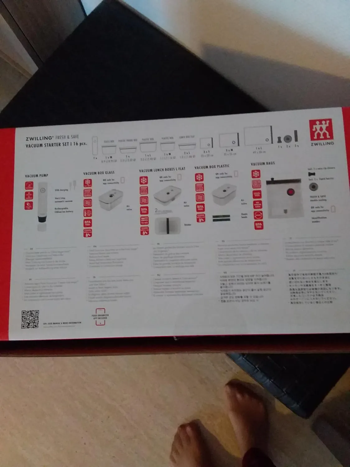 Zwilling Fresh & Save set sottovuoto 8 pezzi La Mer