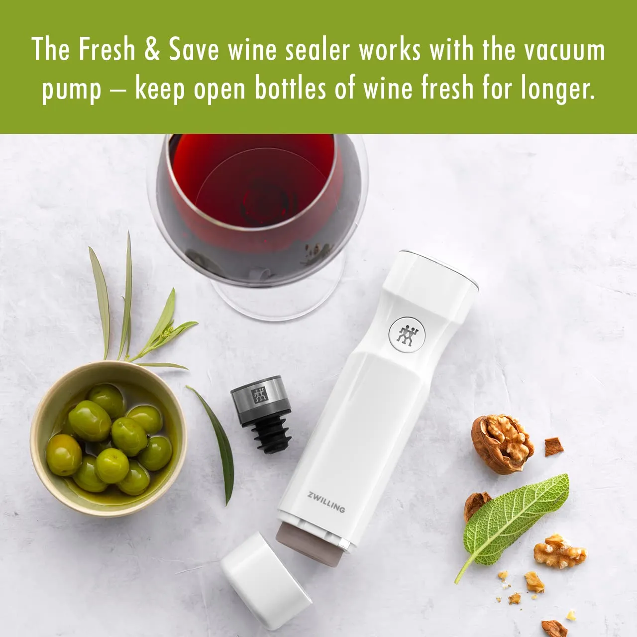 Zwilling Fresh & Save Tappo Vino Sottovuoto Inox