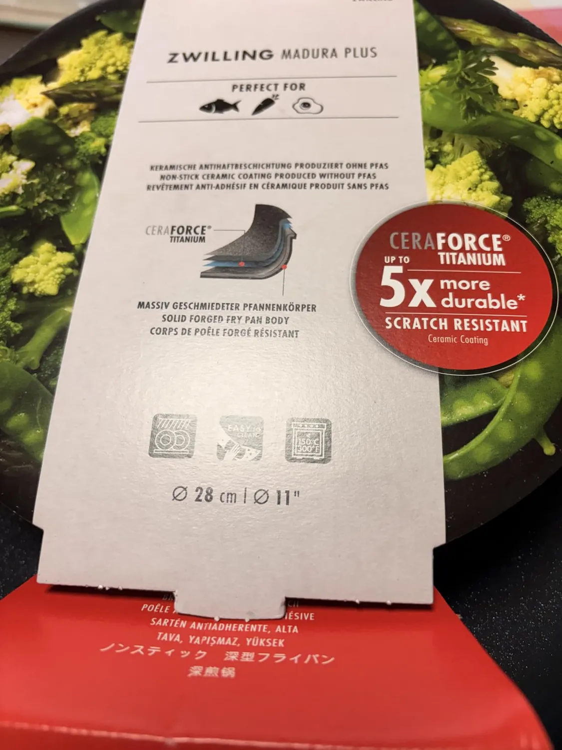 Zwilling Madura Plus padella 28 cm alluminio antiaderente