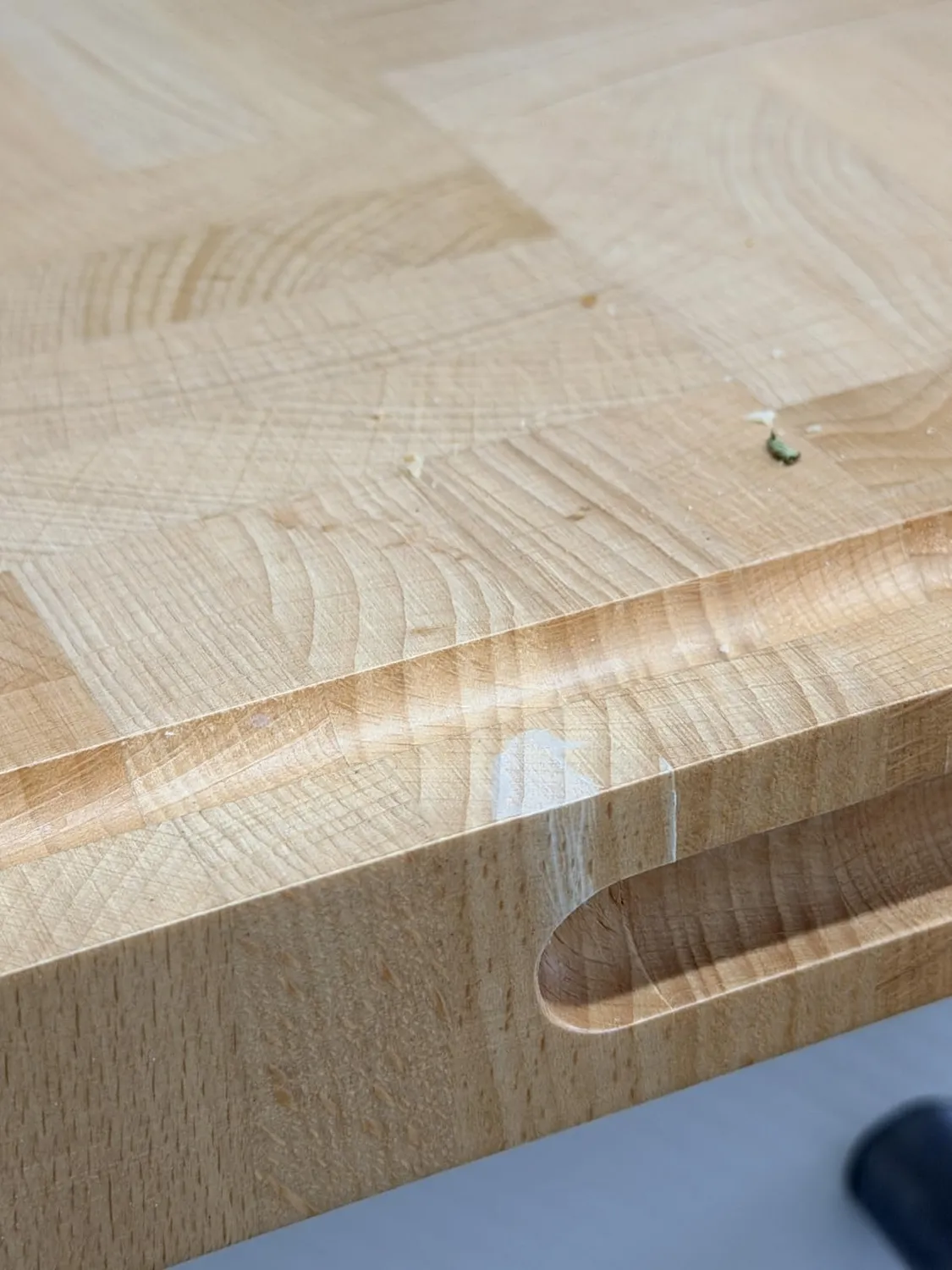 HEZHEN tagliere cucina legno faggio doppio lato scanalatura