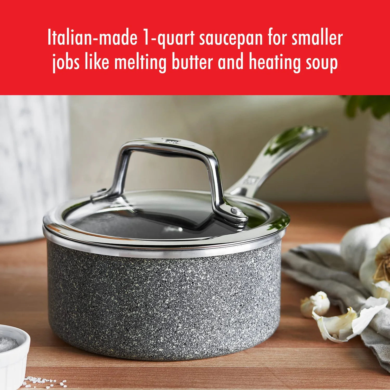 Zwilling Vitale casseruola antiaderente con coperchio alluminio
