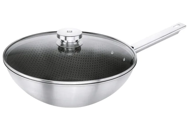 Zwilling Joy Plus Wok con Coperchio 30 cm Antiaderente