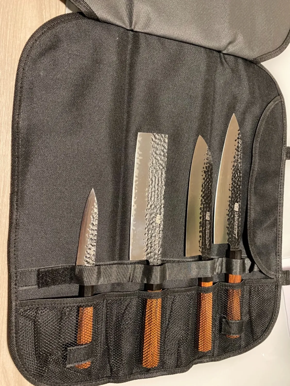 Zwilling 35002600 Borsa Portacoltelli 7 Scomparti Nero