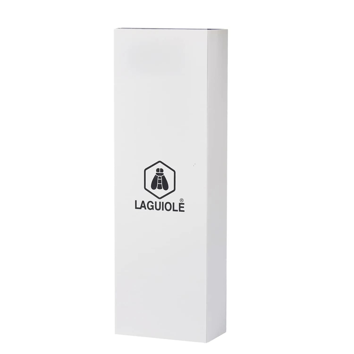 Laguiole set 6 coltelli bistecca grigi ceppo pino acciaio