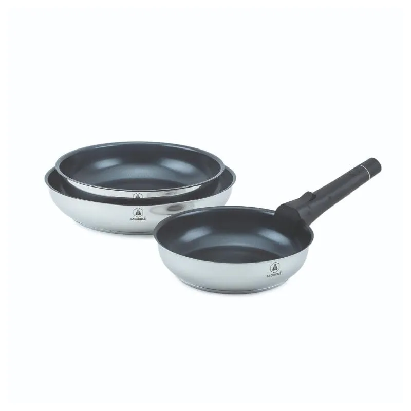 Laguiole en Aubrac set cucina 6 pezzi pentole inox ceramica