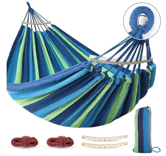 MOSFiATA Amaca Blu Verde 550lb con Cinghie Alberi e Borsa