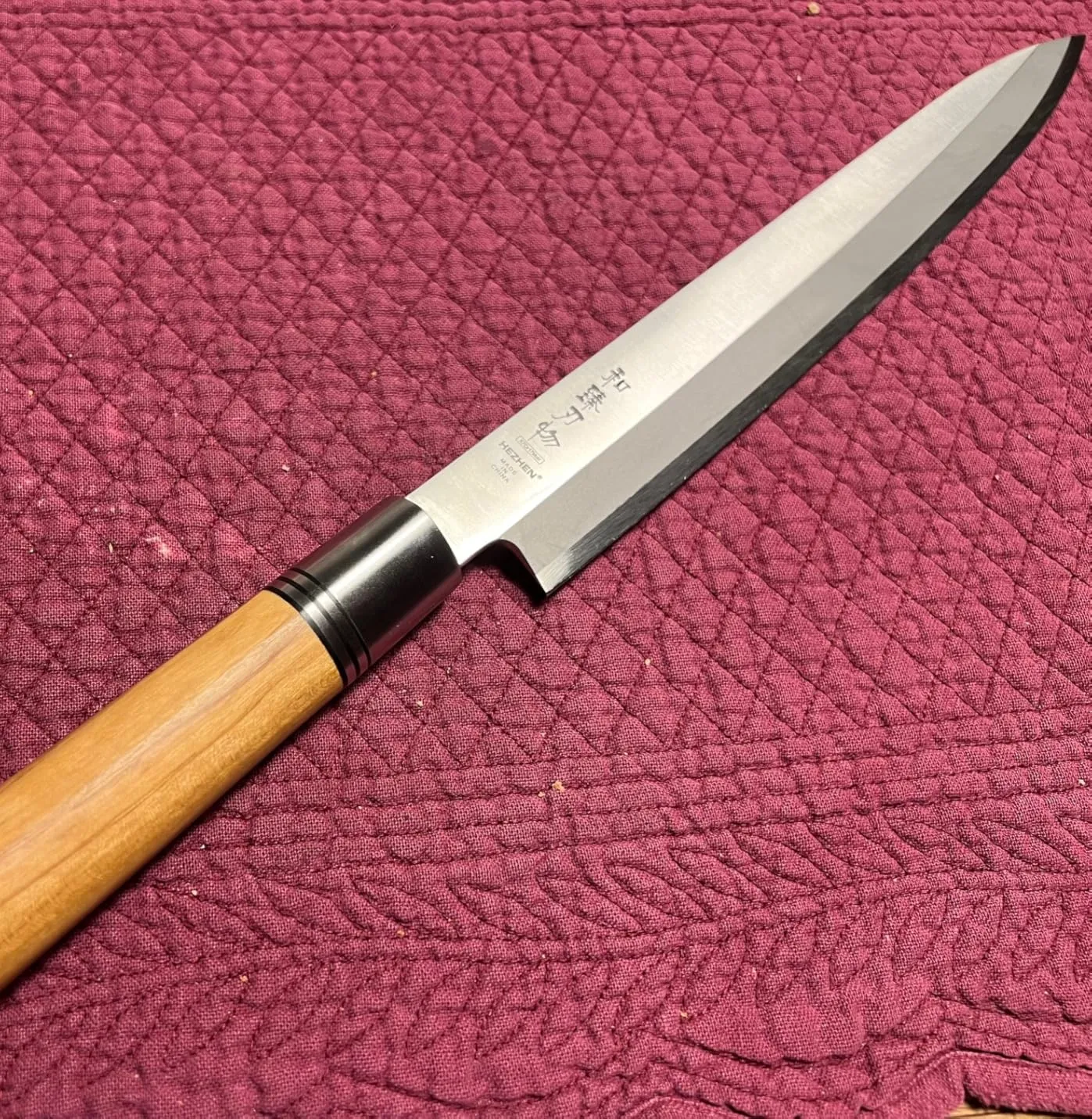 Hezhen Retro Yanagiba 27 cm Sashimi Filo Singolo
