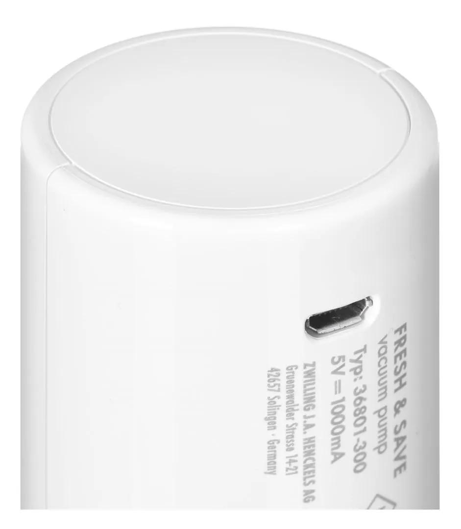 Zwilling Fresh & Save Pompa Sottovuoto Bianco a Batteria