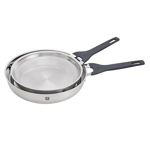 Zwilling Simplify set 2 padelle inox 24-28 cm