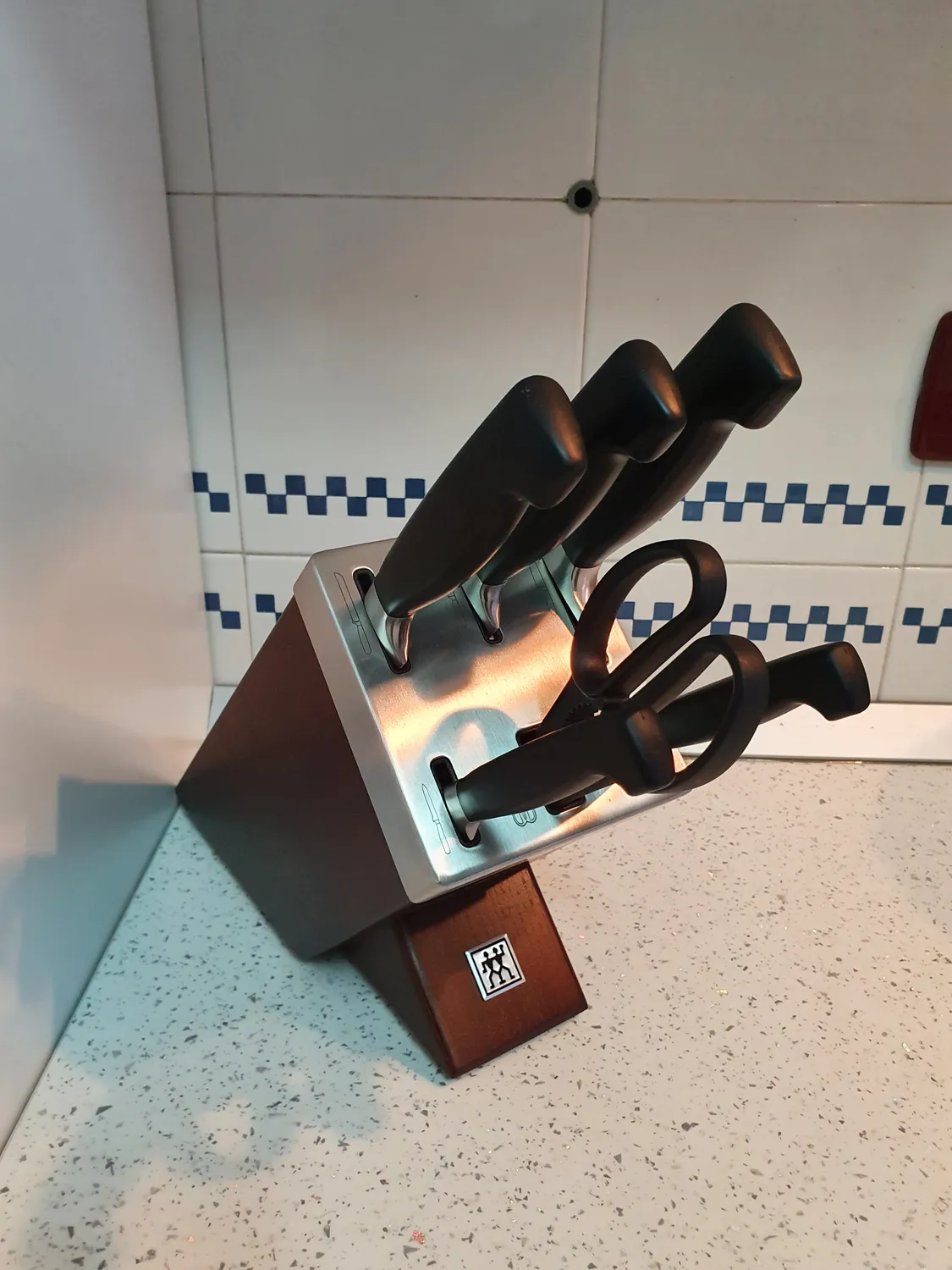 Zwilling Four Star SharpBlock ceppo coltelli 7 pz nero