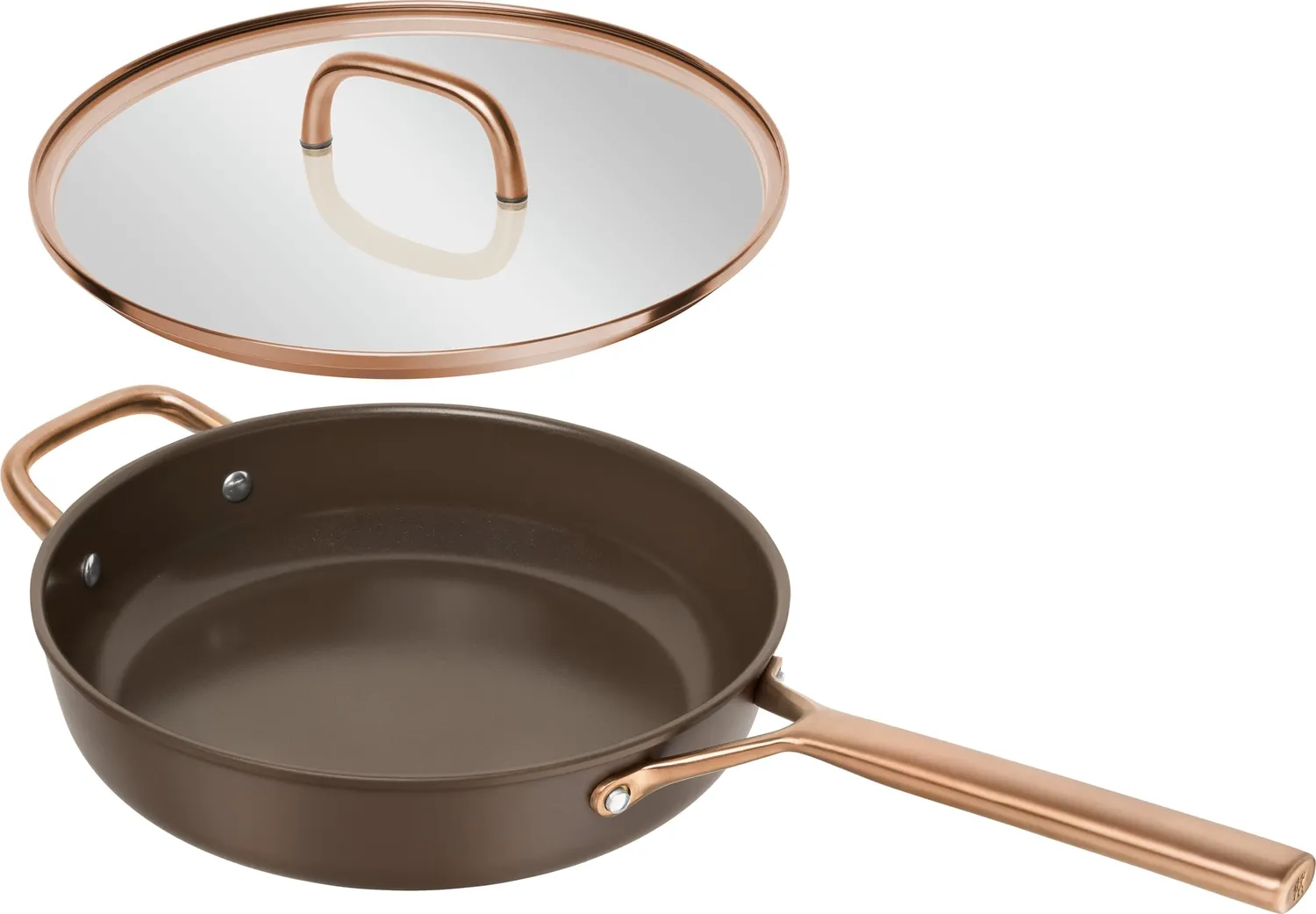 Zwilling Milano padella 28 cm con coperchio antiaderente ceramica