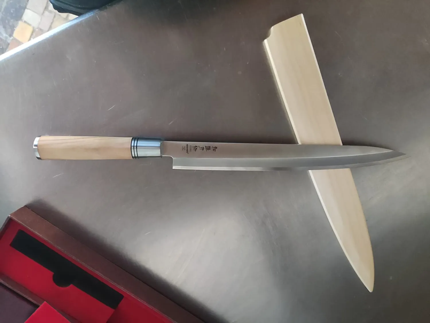 Hezhen Retro Yanagiba 27 cm Sashimi Filo Singolo