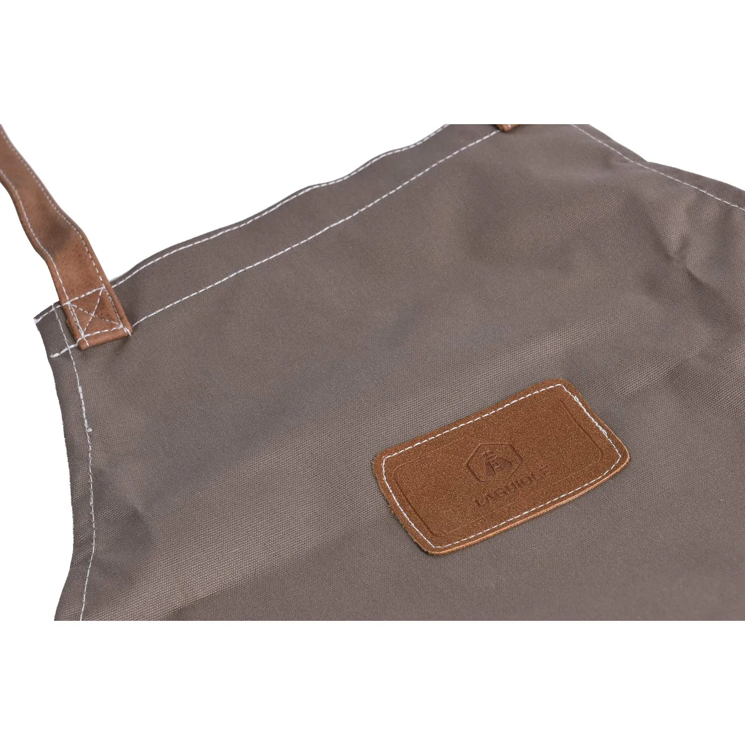Laguiole en Aubrac Grembiule Giardinaggio Grigio-Marrone Impermeabile