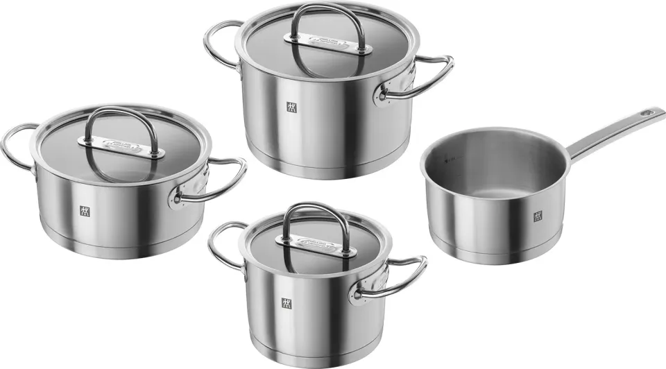 Zwilling Prime set pentole 4 pezzi acciaio inox induzione