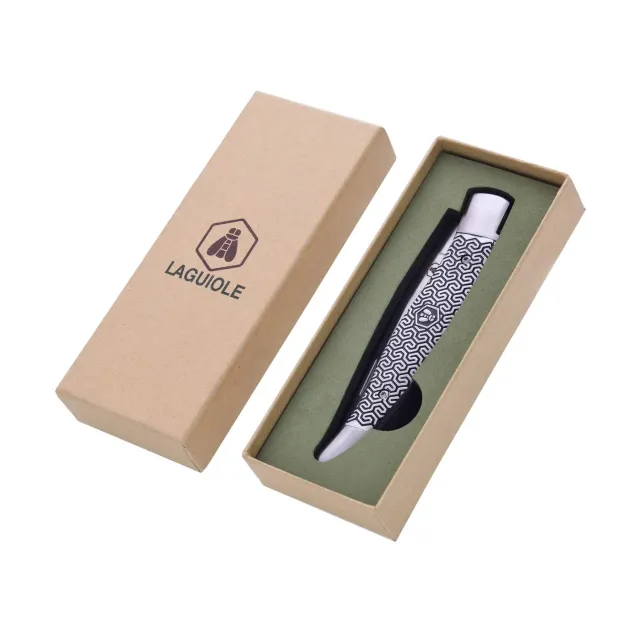 Laguiole en Aubrac Coltello Pieghevole 21 cm Nero