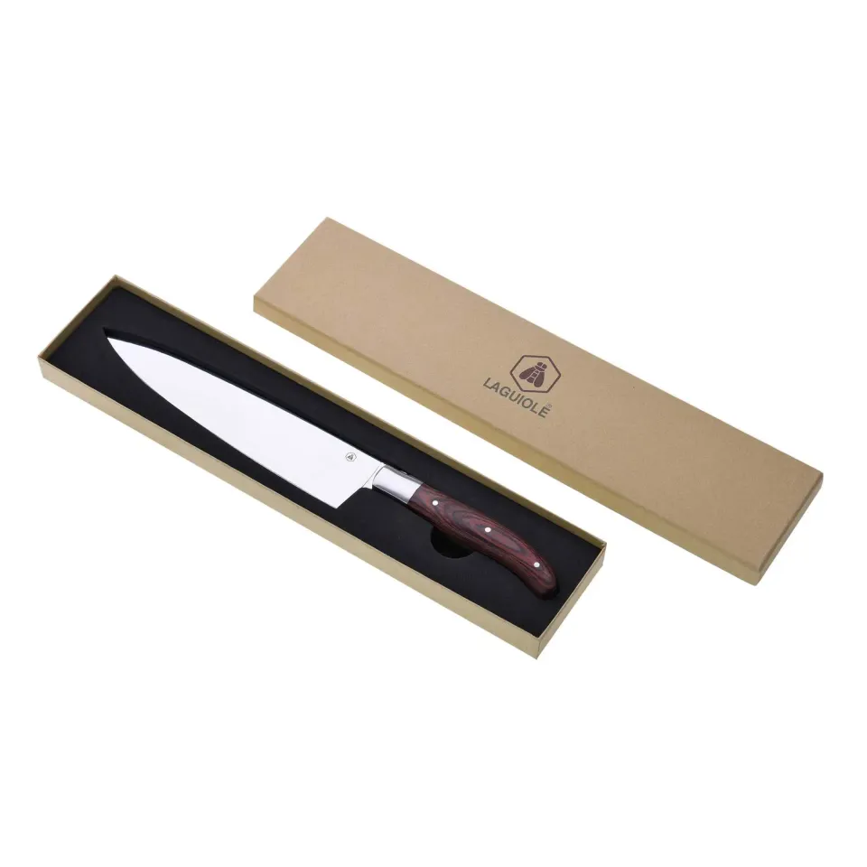 Laguiole en Aubrac coltello cuoco 20 cm pakka