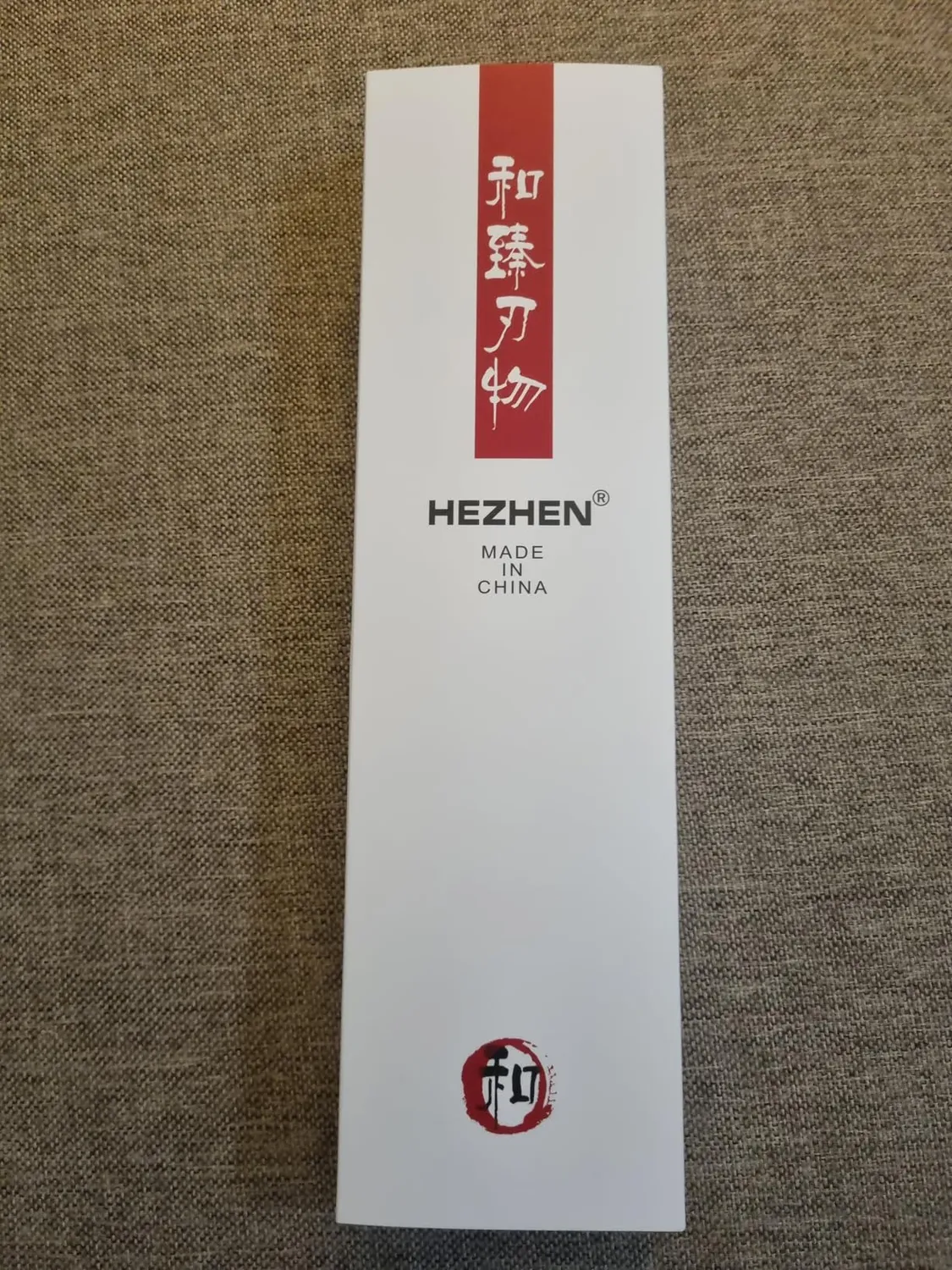 Hezhen Coltello Universale Damasco 14 cm Legno Scatola