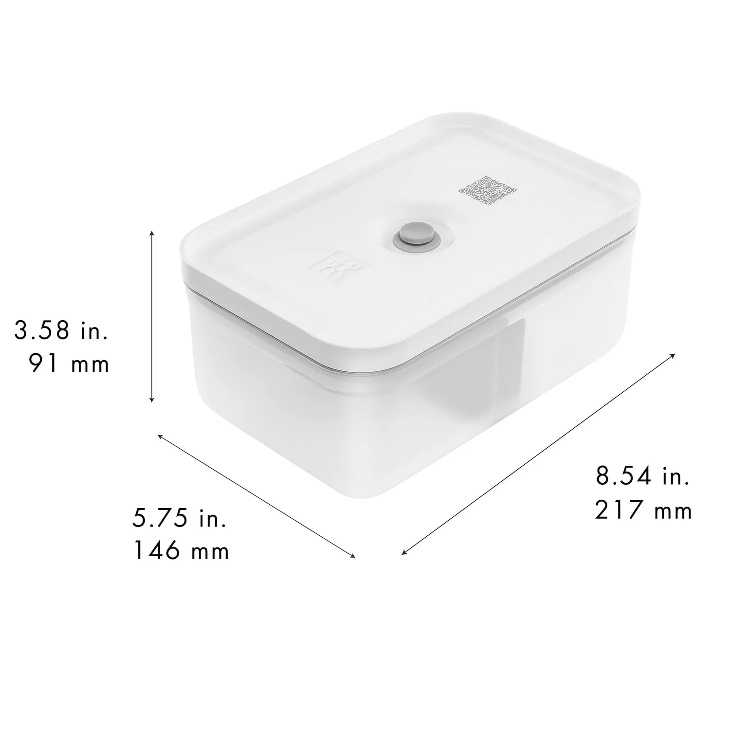 Zwilling Fresh & Save Contenitore Pranzo Grande Grigio