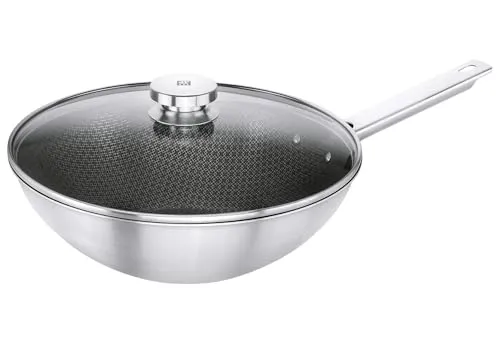 Zwilling Joy Plus Wok con Coperchio 30 cm Antiaderente